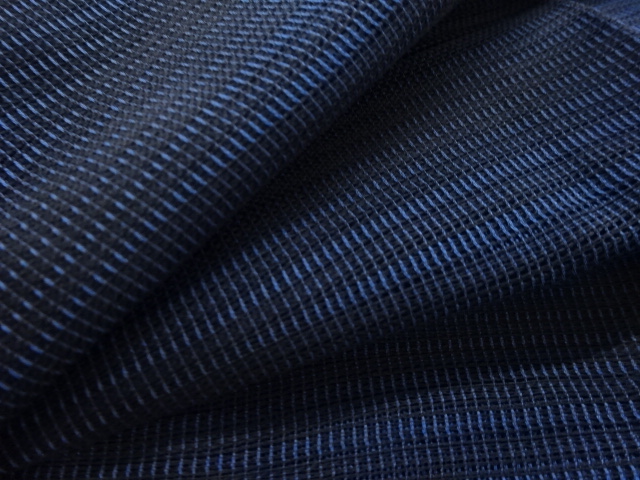   紗 変わり横段織出し道行コート